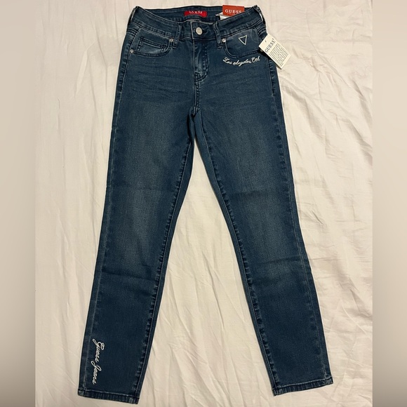 Dark Blue Mid-Rise Guess ▵ Jeans 👖 - Picture 12 of 14